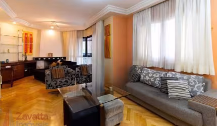 Apartamento de alto padrão no Jardim Anália Franco, São Paulo-SP: 3 quartos, 3 suítes, 2 salas, 5 banheiros, 3 vagas de garagem!