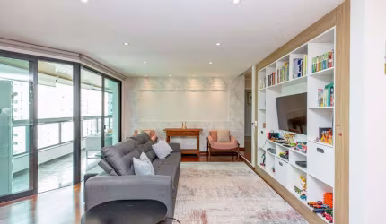 Apartamento com 4 quartos à venda na Avenida Ibijaú, 191, Moema, São Paulo, 172 m2 por R$ 2.300.000