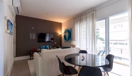 Apartamento com 1 quarto à venda na Rua Doutor Mário Ferraz, 339, Jardim Paulistano, São Paulo, 49 m2 por R$ 1.290.000