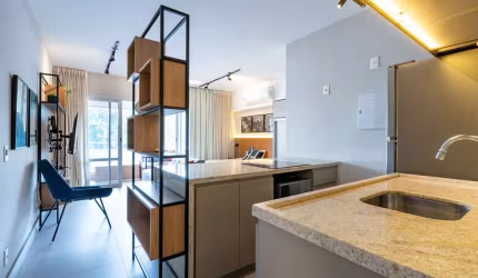 Apartamento com 1 quarto à venda na Rua Vieira de Morais, 1936, Campo Belo, São Paulo, 40 m2 por R$ 600.000