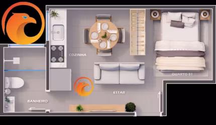 Apartamento de 1 e 2 Dormitórios  - Vila Carrão
