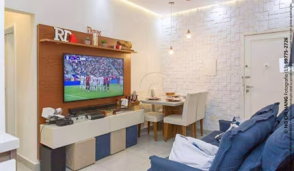 Apartamento com 2 dormitórios à venda, 65 m² por R$ 480.000,00 - Embaré - Santos/SP