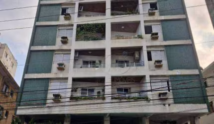 Apartamento com 2 dormitórios1 Suíte, 1Wc elevador, piscina e garagem suficiente  à venda, 86 m² por R$ 435.000- Marapé - Santos/SP