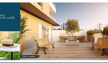 Apartamento à venda, 76 m² por R$ 527.465,43 - Barreiros - São José/SC