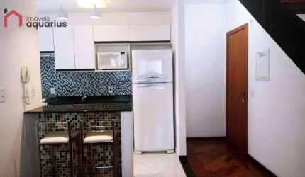 Apartamento no Edificio Mondrian com 1 dormitório para alugar, 78 m² por R$ 5.780/mês - Jardim Aquarius - São José dos Campos/SP