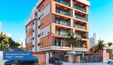 Apartamento com 2 dormitórios à venda, 73 m² por R$ 750.000,00 - Itaguá - Ubatuba/SP