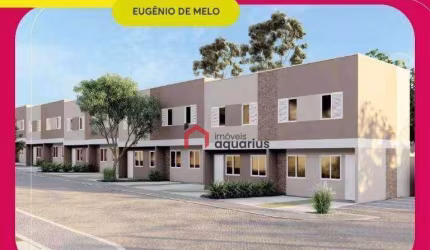 Sobrado com 3 dormitórios à venda, 101 m² por R$ 350.000,00 - Eugênio de Melo - São José dos Campos/SP
