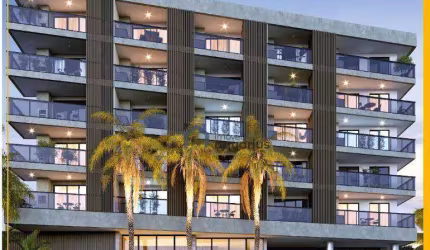 Apartamento no Edificio Mar Ribeira com 1 dormitório à venda, 35 m² por R$ 291.055 - Enseada - Ubatuba/SP