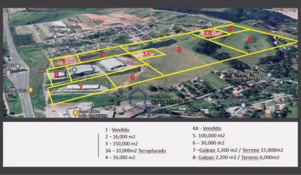 Área à venda, 343000 m² por R$ 212.000.000,00 - Chácaras Guanabara - Guararema/SP