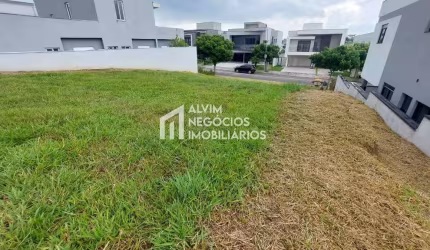 TERRENO DE 494 METROS COM LEVE ACLIVE NO ALPHAVILLE SJC - VENDA