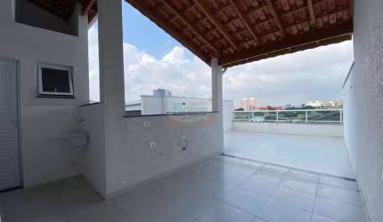 COBERTURA | NOVA | ELEVADOR | 2 DORM | SUÍTE | SACADA | 1 VAGA - 100 MTS - A VENDA - R$ 480.000,00 - VILA PIRES - SANTO ANDRÉ/SP.