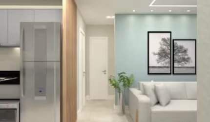 LINDO APARTAMENTO NOVO C/ ELEVADOR | 2 DORM | SACADA | QUINTAL | 1 VAGA - PRÓXIMO AO CENTRO - 51 MTS - A VENDA - R$ 319.000,00 - VILA ALICE - SANTO ANDRÉ/SP.