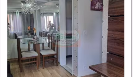 LINDO APARTAMENTO MOBILIADO E DECORADO | 2 DORMTS |  1 VAGA - ELEVADOR E PORTARIA - 50 MTS - A VENDA - R$ 325.000,00 - PARQUE ERASMO ASSUNÇÃO - SANTO ANDRÉ/SP.