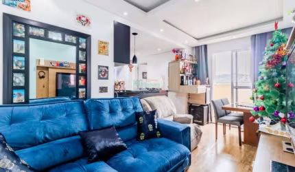 LINDO APARTAMENTO MOBILIADO E DECORADO | ANDAR ALTO |2 DORM | SACADA | 1  VAGA - ELEVADOR - LAZER E PORTARIA 24 HORAS - 49 MTS - LOCAÇÃO - VILA JOÃO RAMALHO - SANTO ANDRÉ/SP.