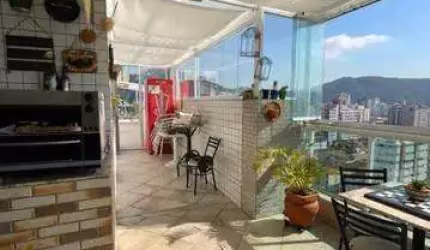 Cobertura para Venda em Santos, Pompéia, 3 dormitórios, 1 suíte, 4 banheiros, 2 vagas