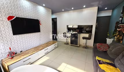APARTAMENTO COM 2 DORMITORIOS NO MARAPÉ EM SANTOS