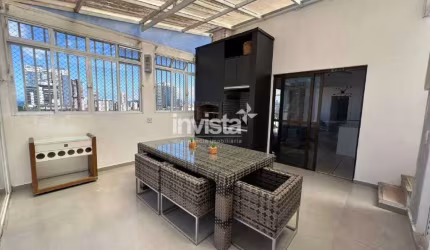 Comprar cobertura duplex com piscina privativa e vista livre na Ponta da Praia.