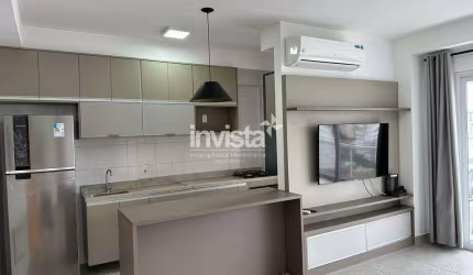 Apartamento no coração do Gonzaga com vista mar
