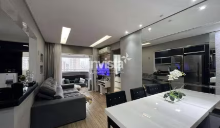 APARTAMENTO 1 DORMITÓRIO COM VARANDA NIVELADA E LAZER COMPLETO !!!