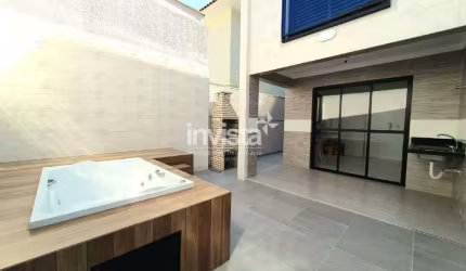 SOBRADO GEMINADO COM 3 DORMITÓRIOS, JACUZZI E CHURRASQUEIRA NO BOQUEIRÃO