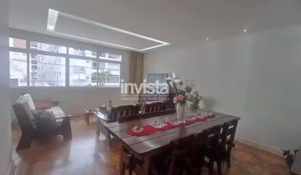 Casa Sobreposta Alta com 3 Dormitórios na Ponta da Praia em Santos