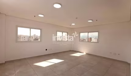 Sala Comercial com 43m² para Alugar no Embaré em Santos
