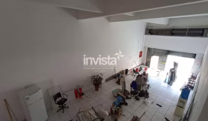 Excelente Loja com 290m² e pé direito alto no Centro de Santos
