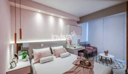 Lindo apartamento com lazer e serviço