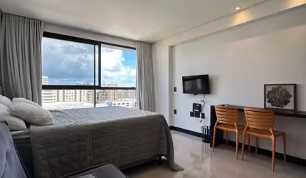SKY CONCEPT - STUDIO NA 1° QUADRA DA PRAIA DA JATIÚCA - IMÓVEL PARA INVESTIMENTO