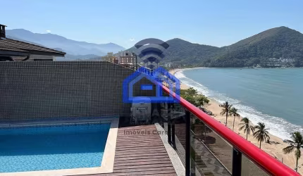 Ótima cobertura frente-mar na Martim de Sá - 4 dormitórios, sendo 2 suítes, 3 banheiros, sala e 5 v