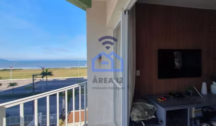 Apartamento com vista para o mar à venda no bairro Jardim Aruan em Caraguatatuba, SP - com 2 dormit