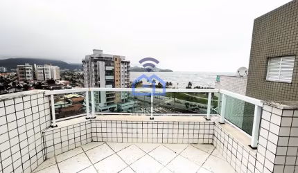 Cobertura à Venda no bairro do Indaiá em Caraguatatuba, SP - 123m², com 3 dormitórios, sendo 2 suít