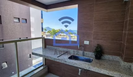 Apartamento à Venda no bairro do Indaiá em Caraguatatuba, SP - 3 dormitórios e varanda ampla com vi