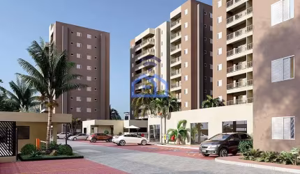 Apartamento revenda vista mar no Villa Art Indaiá, lançamento em Caraguatatuba, SP - Condomínio com