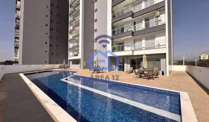 Apartamento Novo para locação, com vista lateral do mar no bairro do Indaiá em Caraguatatuba, SP