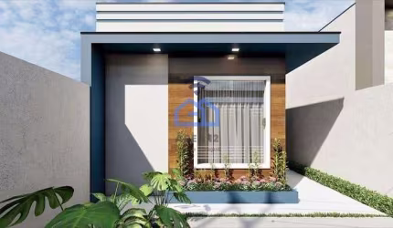 Casa nova com acabamento moderno à venda no bairro do Golfinho em Caraguatatuba, SP - Oportunidade