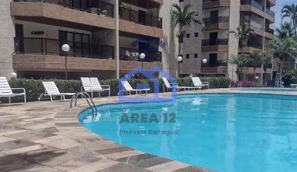 Magnífico apartamento com lazer completo à venda, a apenas 200m da praia de Tabatinga em Caraguatat