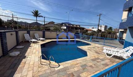 Apartamento para locação no bairro da Prainha em Caraguatatuba, SP - com 2 dormitórios, sendo 1 suí