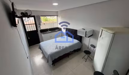 Kitnet para locação no bairro do Aruan em Caraguatatuba, SP - More com praticidade e aconchego
