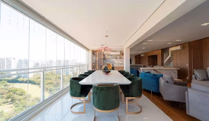 Cobertura espetacular, 504m² mobilada no Condomínio Cena Golf Residence