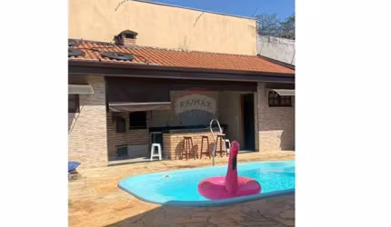 Bela casa com 3 dorms churrasqueira, piscina 3 vagas  - Sumare SP