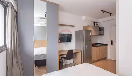 Studio mobiliado de 21m² à venda na Avenida Armando Ferrentini, 654 - Paraíso.