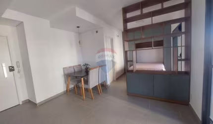 Apartamento 1 dorm, com Design Planejado e Moderno. Condominio Clube