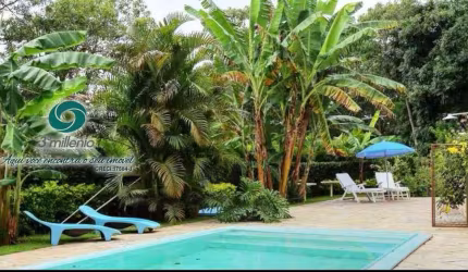 Casa térrea charmosa em Cond. Embu das Artes -5 dorms c/piscina