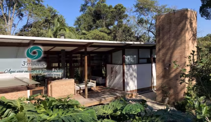Linda casa para locação Chácara do Refúgio, 4 suítes, piscina