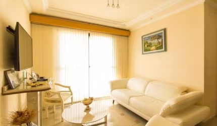 Apartamento no  Condomínio Castelo de Sintra na Vila Pereira Barreto com  98m²  3 dormitórios 1 suíte 2 banheiros  2 vagas