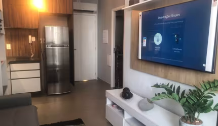 LINDO APARTAMENTO PARA LOCAÇÃO 1 DORMS SEMI-MOBILIADO - 41m²