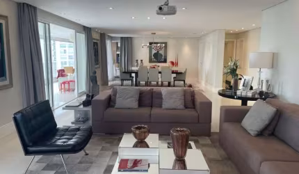 Condominio Sophistic Campo Belo, Apartamento para locação de 380m² com 4 suítes, 5 banheiros, 5 vagas.