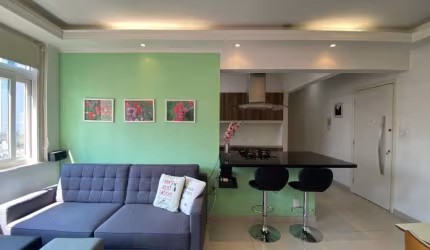 Apartamento de 79m², com 2 dormitórios e 1 vaga.