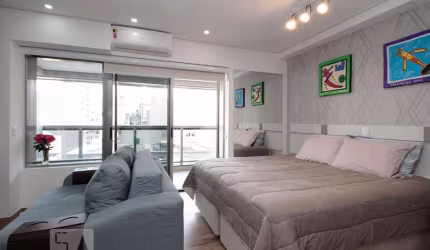 Apartamento à Venda - Santa Cecília, 1 Quarto,  40 m2